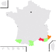 Malva maritima Lam. - carte de répartition