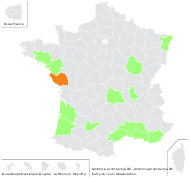 Ambrosia psilostachya DC. - carte de répartition