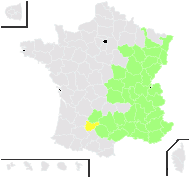 Chamaenerion dodonaei (Vill.) Schur ex Fuss - carte de répartition