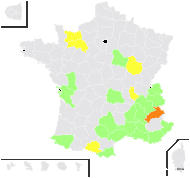 Orobanche artemisiiepiphyta St.-Lag. - carte de répartition