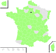 Orobanche chaboissaei Lacroix - carte de répartition