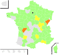 Orobanche caerulea Vill. - carte de répartition