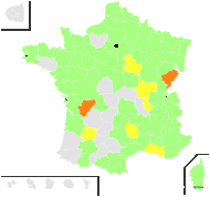 Kopsia purpurea (Jacq.) Bég. - carte de répartition