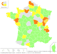 Orobanche ramosa L. - carte de répartition