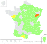 Orobanche teucrii Holandre - carte de répartition