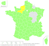 Oxalis corniculata L. - carte de répartition