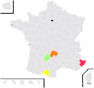 Anthemis styriaca Vest - carte de répartition