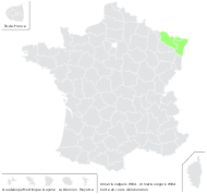 Armeria vulgaris Willd. - carte de répartition