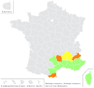 Plumbago europaea L. - carte de répartition