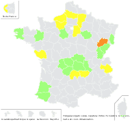 Polygala vulgaris subsp. oxyptera (Rchb.) Schübler & G.Martens - carte de répartition