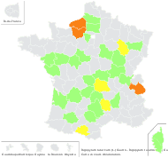 Fagopyrum tataricum (L.) Gaertn. - carte de répartition