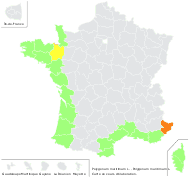 Polygonum maritimum L. - carte de répartition