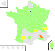 Polygonum minus Huds. - carte de répartition