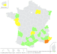 Persicaria orientalis (L.) Spach - carte de répartition