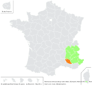 Acetosa nebroides (Campd.) Holub - carte de répartition