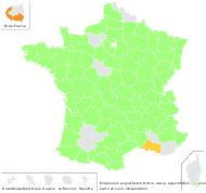 Eriophorum angustifolium Honck. subsp. angustifolium - carte de répartition