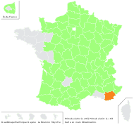 Primula elatior (L.) Hill - carte de répartition