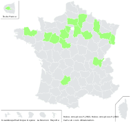Rubus conspicuus P.J.Müll. - carte de répartition