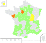 Artemisia campestris L. subsp. campestris - carte de répartition