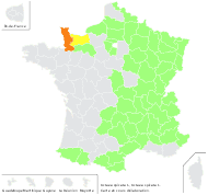 Actaea spicata L. - carte de répartition