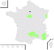 Adonis vernalis L. - carte de répartition