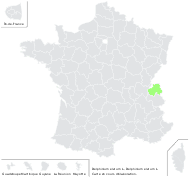 Delphinium elatum L. - carte de répartition