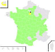 Fontanella tertiaria Besser - carte de répartition