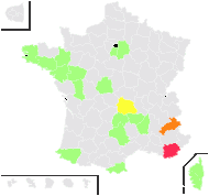 Ranunculus nodiflorus L. - carte de répartition