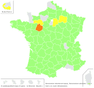 Ranunculus tuberosus Lapeyr. - carte de répartition