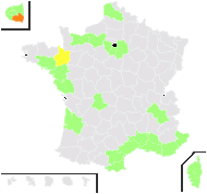 Reseda alba L. - carte de répartition