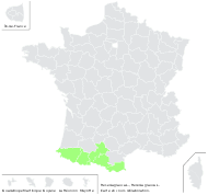 Reseda glauca L. - carte de répartition