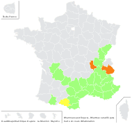Rhamnus saxatilis Jacq. - carte de répartition