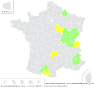 Alchemilla vulgaris subsp. filicaulis (Buser) Murb. - carte de répartition