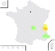 Alchemilla strigosula Buser - carte de répartition