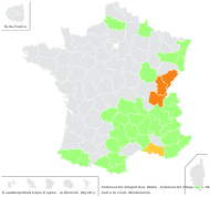 Cotoneaster integerrimus Medik. - carte de répartition