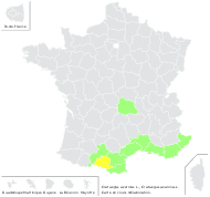 Crataegus azarolus L. - carte de répartition