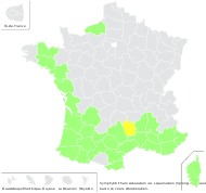 Symphyotrichum subulatum var. squamatum (Spreng.) S.D.Sundb. - carte de répartition
