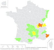 Potentilla heptaphylla L. - carte de répartition