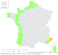 Tripolium pannonicum subsp. tripolium (L.) Greuter - carte de répartition