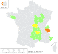 Rosa mollis Sm. - carte de répartition
