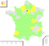 Rosa hologyna Borbás - carte de répartition