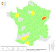 Rosa tomentosa Sm. - carte de répartition