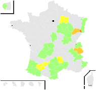 Rubus glandulosus Bellardi - carte de répartition