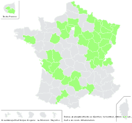 Rubus grabowskii Weihe ex Günther, Schummel, Wimm. & Grab. - carte de répartition