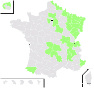 Rubus pedemontanus Pinkw. - carte de répartition