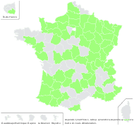 Asperula cynanchica var. pseudotinctoria Rouy - carte de répartition