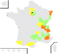 Asperula tinctoria L. - carte de répartition