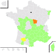 Crucianella mucronata Roth - carte de répartition