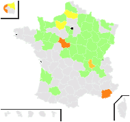 Bidens radiata Thuill. - carte de répartition