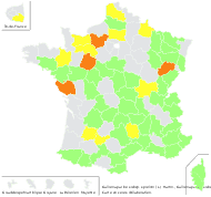 Galium aparine subsp. spurium (L.) Hartm. - carte de répartition